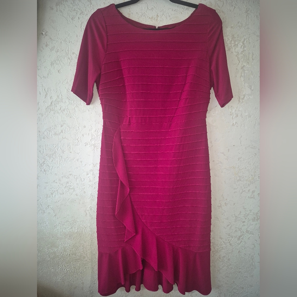 Adrianna Papell Women's Red Dress, Cocktail, Special Occasion, Business, Size 10